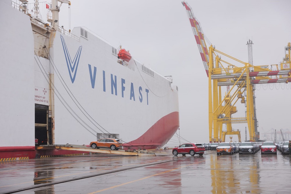xuất khẩu xe điện vinfast