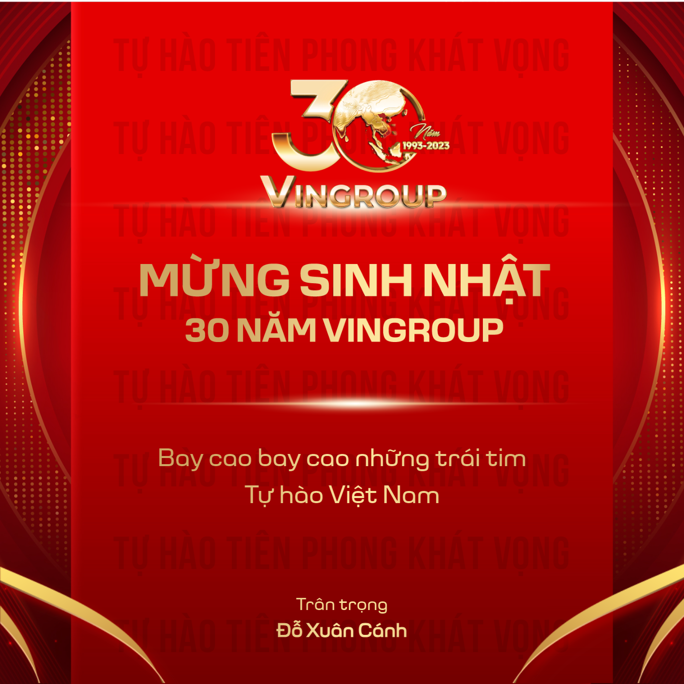 card Vingroup 30 năm