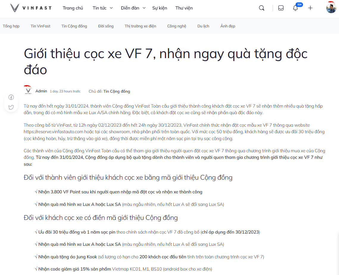 cọc vf7